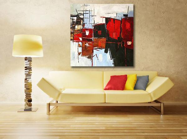 50x50cm(20x20inch)Free Shipping !!! Handmade Modern Abstract Oil Painting On Canvas Wall Art , Home Decoration painting