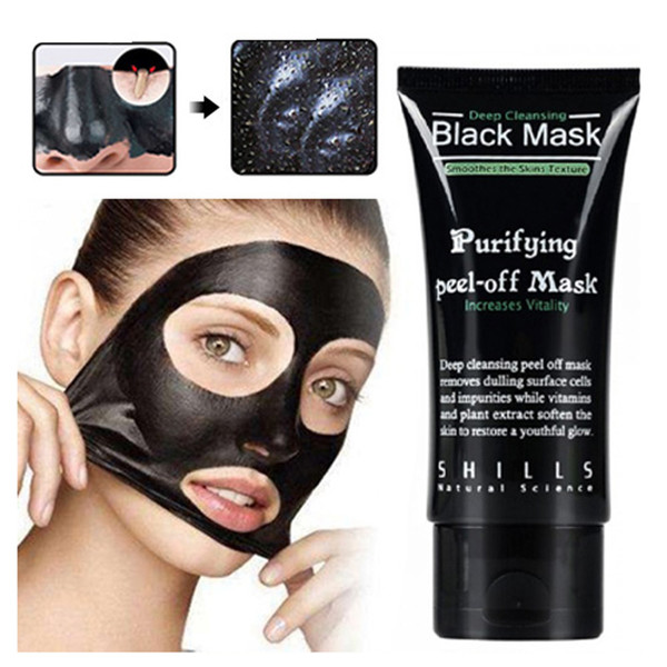 SHILLS Deep Cleansing Black Mask Pore Cleaner 50ml Purifying Peel-off Mask Blackhead Facial Mask Free DHL Shipping