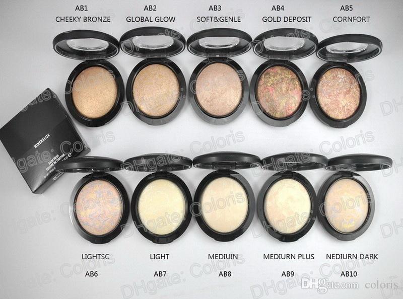 Makeup Mineralize Skinfinish Natural Press Powder Face Pressed Powder Foundation Poudre De Finition 10pcs Shipping by ePacked