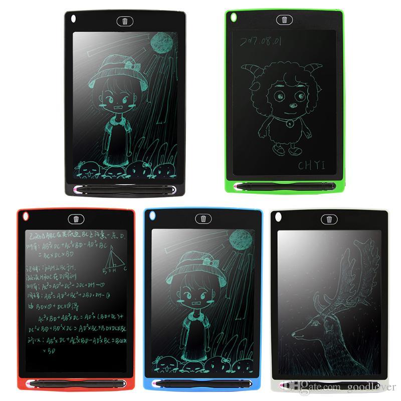 8.5 inch Portable LCD Writing Tablet Electronic Notepad Drawing writing Graphics Tablet Board with Stylus Pen/ CR2020 Battery