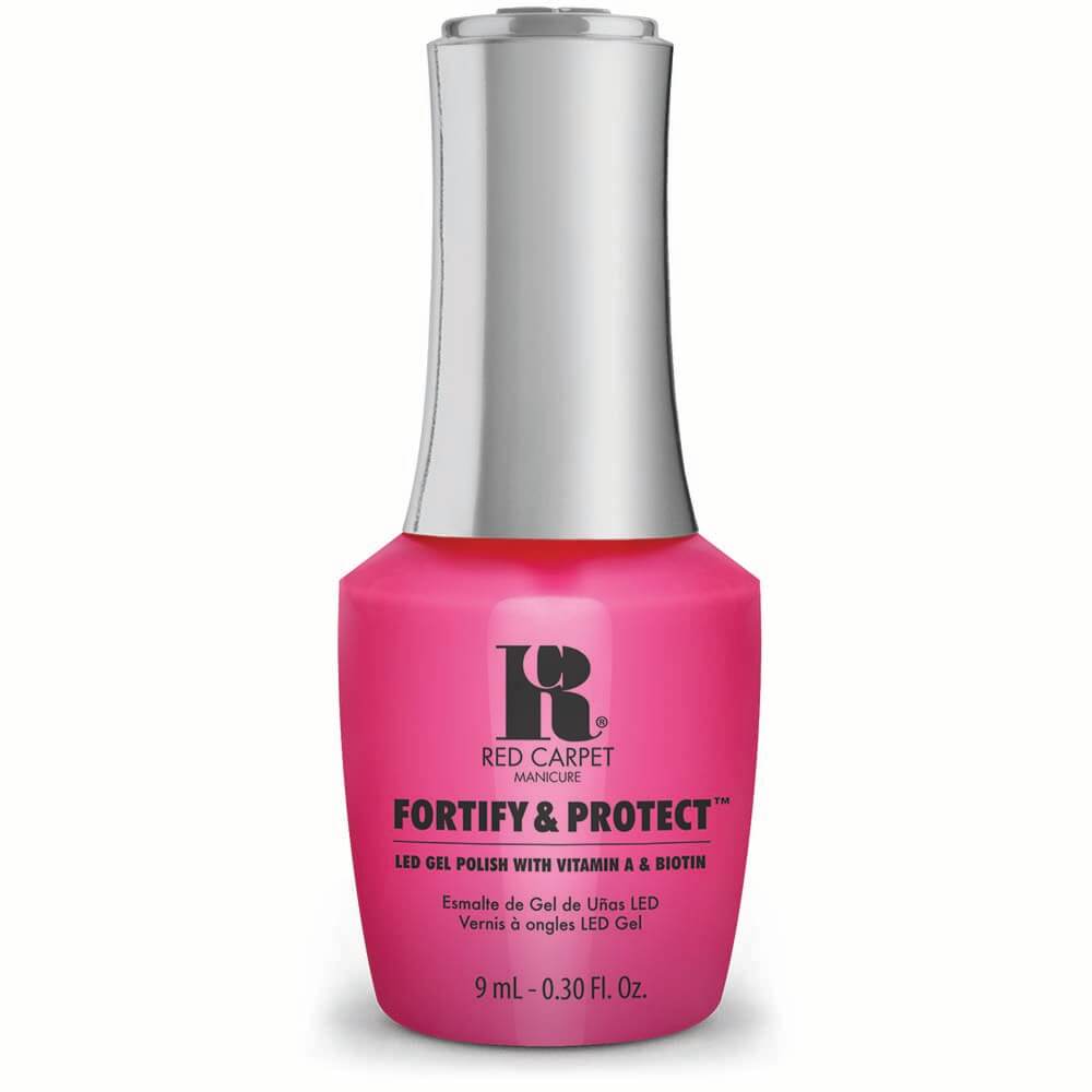 Red Carpet Manicure Fortify & Protect Gel Polish Publicist In Pink 9ml