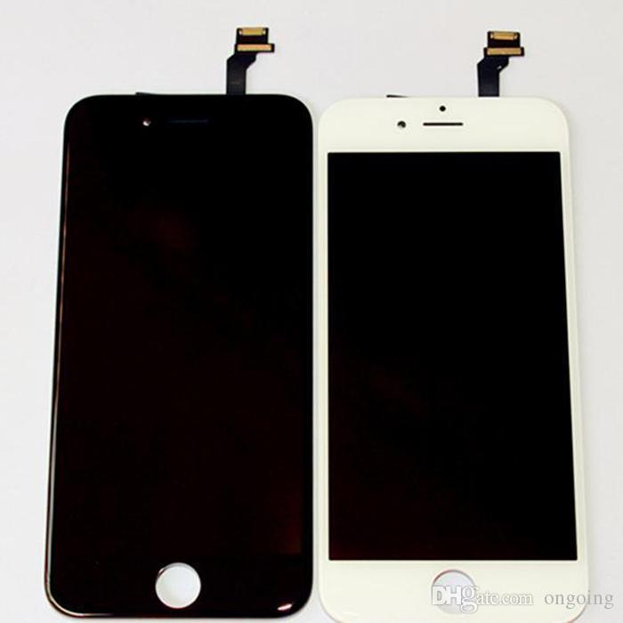 Original LCD Display Touch Digitizer Complete Screen with Frame Full Assembly Replacement for Grade A iPhone 6 & free shipping