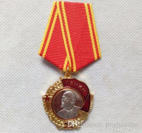 CCCP Orden Lenina USSR Order of Lenin Pre Soviet Union Military Medal Russia Military Decoration CCCP Person Gold Badges