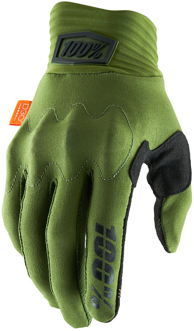 100% Cognito Bicycle Gloves, green, Size S, green, Size S