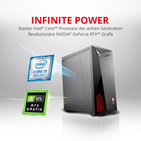 MSI Infinite 8SC-635 - Intel Core i7-8700, 16GB, 512GB SSD, 1TB HDD, RTX 2060 (6GB), Win10