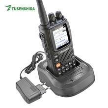 New Arrival Dual Band TX 136-174/400-512MHZ Seven Band Reception Cross Repeat Walkie Talkie WOUXUN KG-UV9D Plus