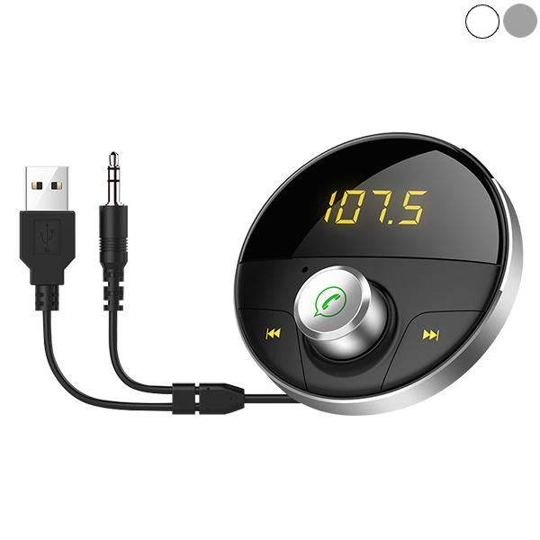 Magnetische 3.5 mm Auto AUX Bluetooth Adapter Audio Receiver Handsfree kit Verlustfreie MP3-Player FM-Transmitter