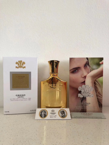 new creed perfume golden millesime imperial creed aventus perfume 100ml men women gold bottle with long lasting spray perfume.