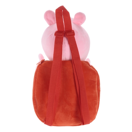 Original Brand Peppa Pig 44cm Peppa Kids Bag Backpack Stuffed Plush Toy Family Party Christmas New Year Gift