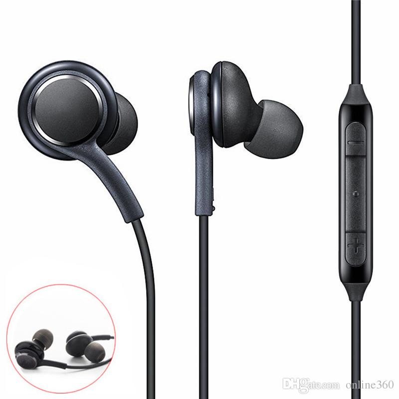 High Quality S8 Earphones Headset In-Ear Stereo Headphones with Microphone Handsfree Wired Earbuds For Samsung Galaxy S8 Plus S6 S7 Note 8