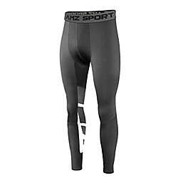 pantalon de compression de sport pour homme pantalon de course leggings baselayer pantalon d'entraînement - gris l