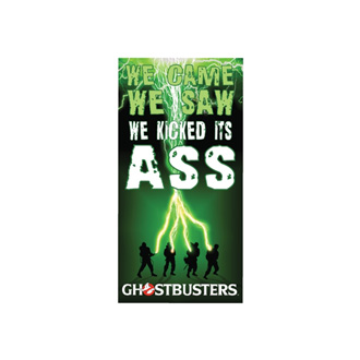 We Kicked It`s Ass Beach Towel from Ghostbusters