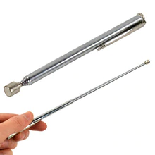 QWORK Portable Telescopic Easy Magnetic Pick Up Rod Stick Extending Magnet Handheld Tool Telescopic Magnetic Pick Up Pen