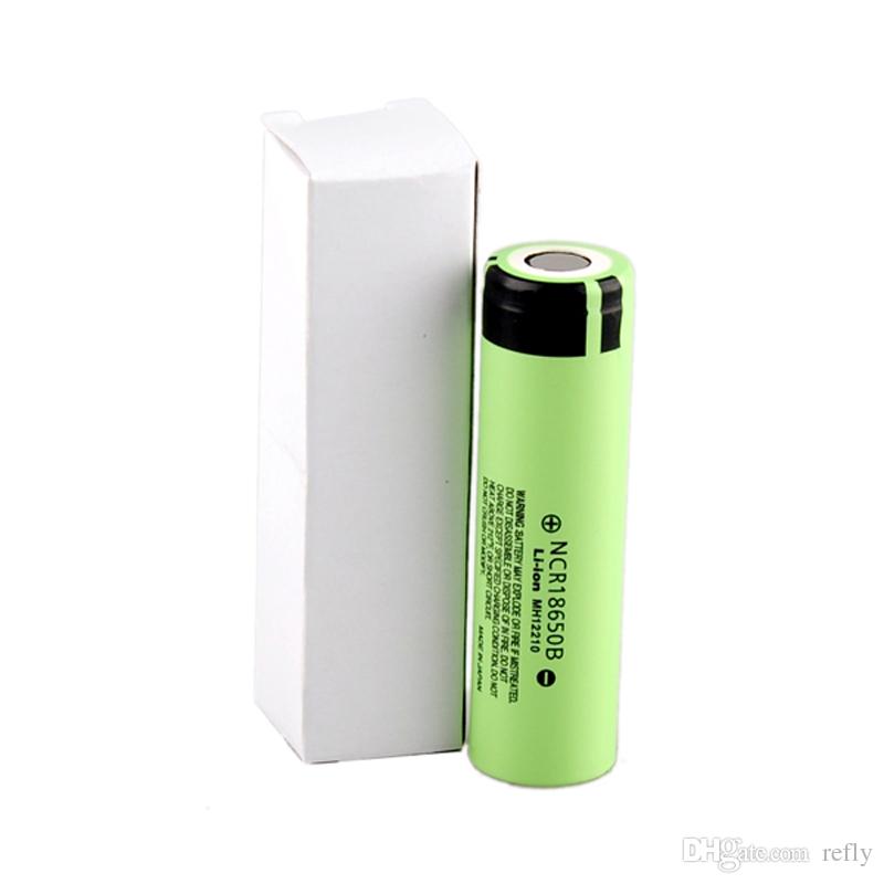 NCR18650B 3400mah 18650 battery for E cigarette mod arrived Authentic Panasonic NCR18650B 3400mah 18650 battery 3.7v 3400mah Lithium Battery