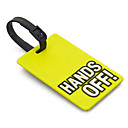 Travel Luggage Tag - HANDS OFF (Amarillo)