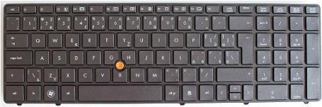 HP - Tastatur - hinterleuchtet - Norwegen - für EliteBook 8770w