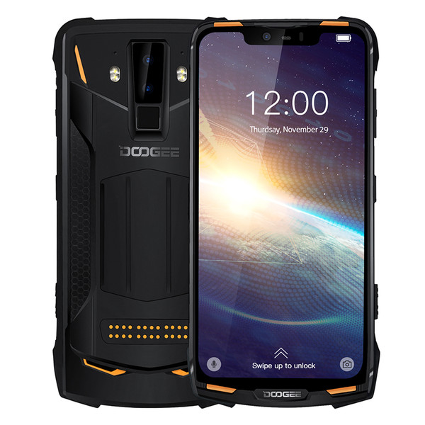 Doogee S90 Pro Modular Rugged Mobile Phone IP68 Helio P70 6.18" Display Octa Core 6GB 128GB 16MP+8MP Android 9 12V2A Smartphone