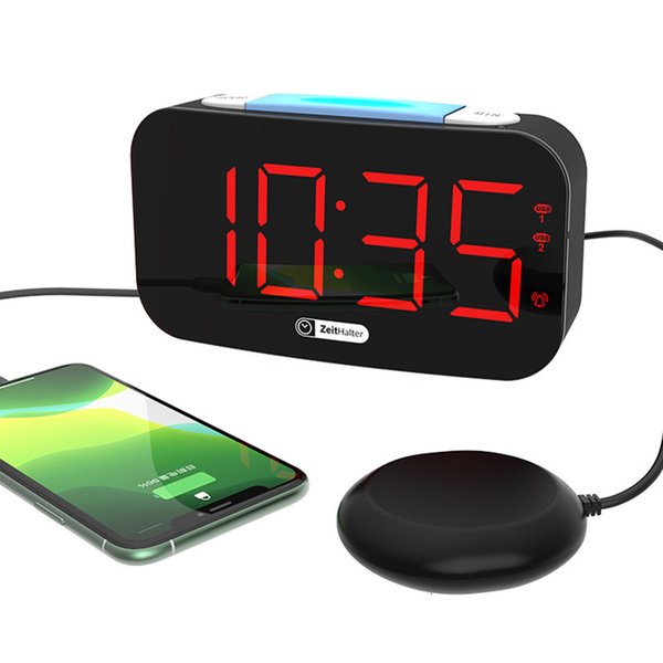Vibration Alarm Intelligent Luminous el Charging Led Display Electronic Gift Clock
