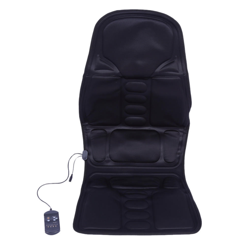 Electric Back Neck Massage Chair Seat Auto Car Home Office Full-Body Lumbar Massage Chair Relaxation Anti Stress Pad Sea