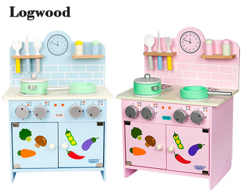 Big Size Wooden Stove Child Funny Classic Pretend Play kitchen toys imitate Kitchen Sets COOKING FUN game toys For Children