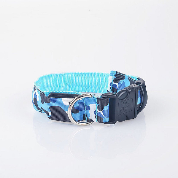 led dog collar glowing pet safety collars water camouflage resistant lightup dog visibility adjustable flashing collar