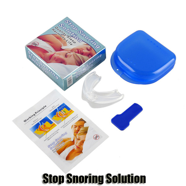 ssnoring solution anti snore mouthpiece soft silicone abs good night sleeping apnea guard bruxism tray snoring cessation