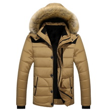 PUIMENTIUA 2019 New Style Winter Jackets Men's Coats Male Parkas Casual Thick Outwear Hooded Fleece Jackets Warm Overcoats