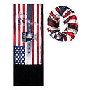 KORAMAN Outdoor American Flag Cycling Fleece and Polyester Dry Amazing Magic Scarf Headband