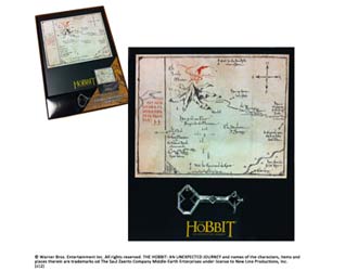 Thorin Oakenshield Map and Key Prop Replica from The Hobbit An Unexpected Journey