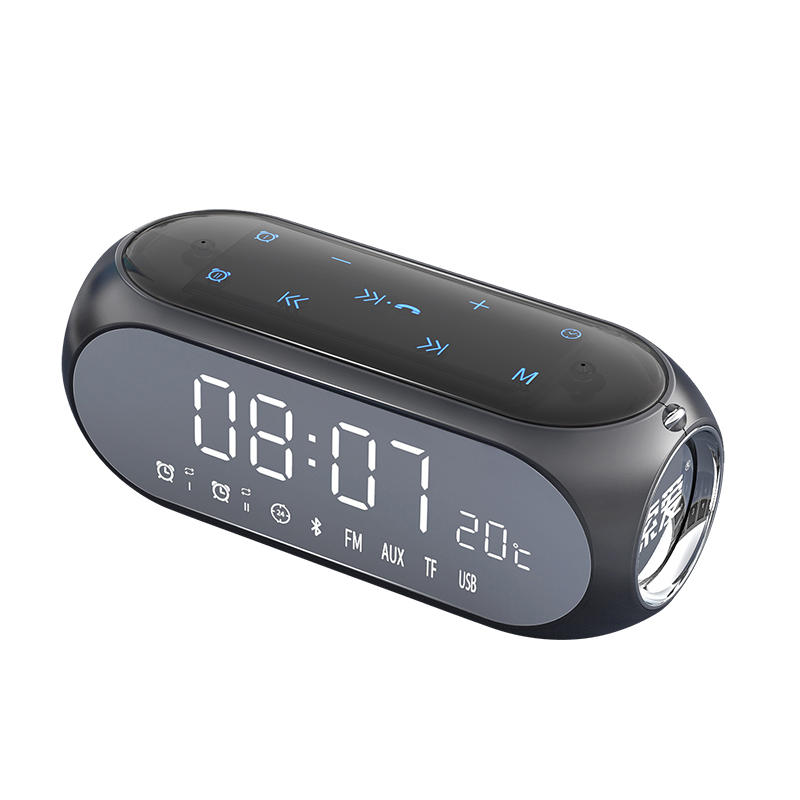 SOAIY S69 Wireless Bluetooth Speaker Built-in HD Mic Double Alarm Clock FM Radio for Home Outdoor