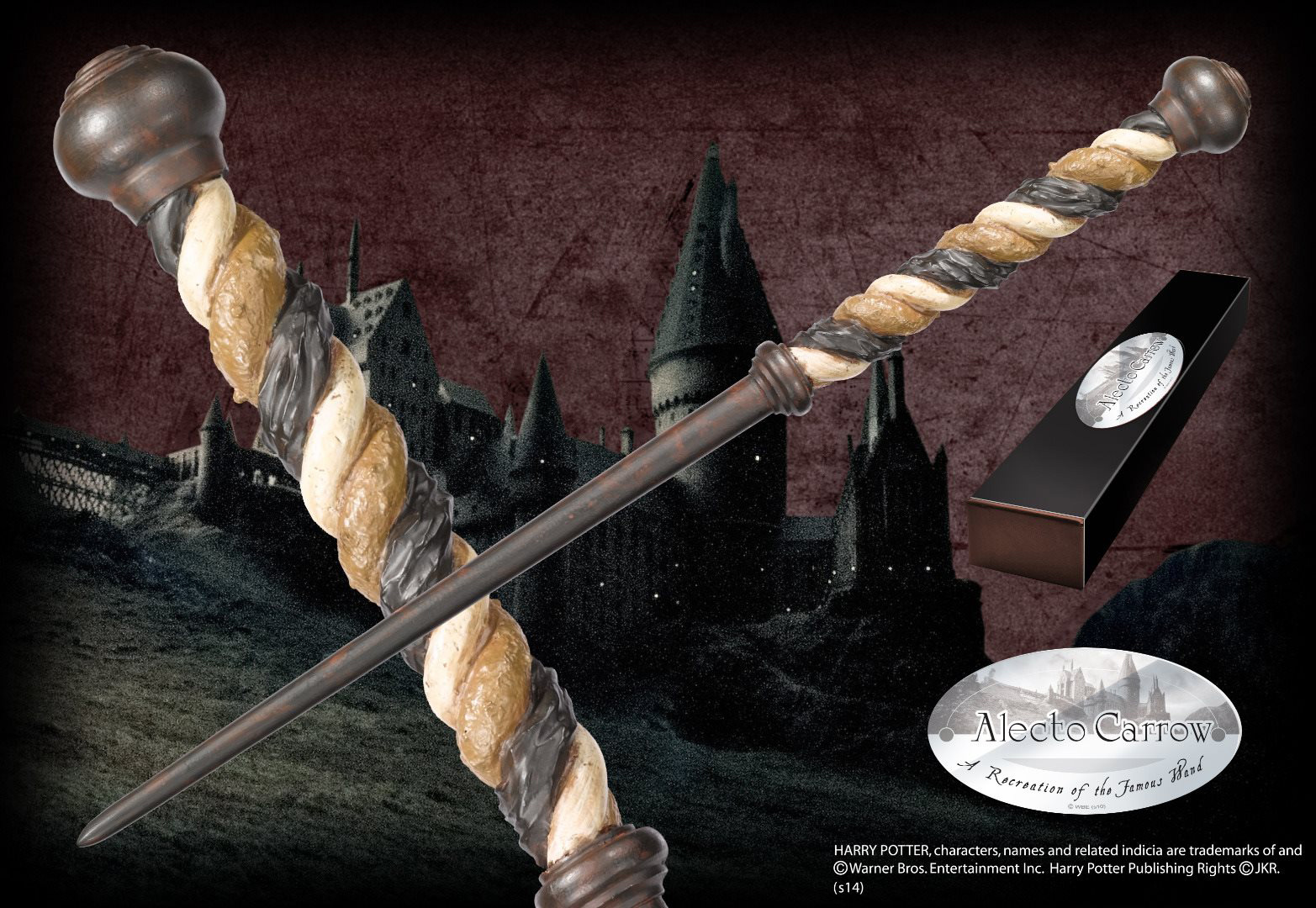 Alecto Carrow Character Wand (by Noble Collection NN8280)