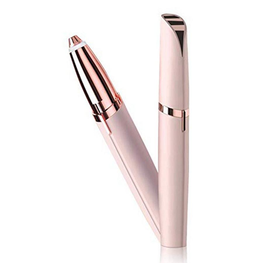 Mini Portable Electric Eyebrow Trim Device Lipstick Shape Epilator Alloy Cutter Head 360 All Round Brow Shave Implement RRA1039