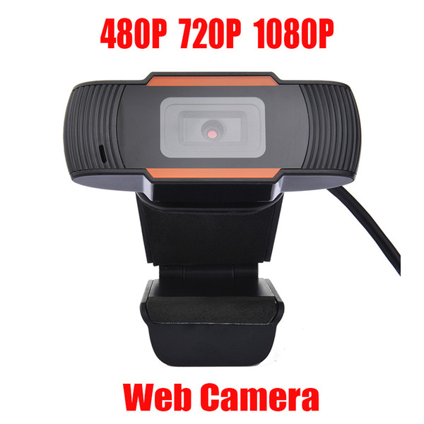 HD Webcam Web Camera 30fps 480P/720P/1080P PC Camera Built-in Sound-absorbing Microphone USB 2.0 Video Record For Computer For PC Laptop