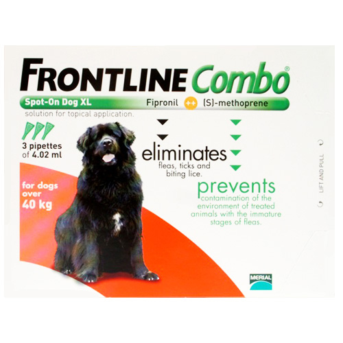 Frontline Plus (Combo) For Extra Large Dogs Over 89 Lbs (Red) 12 Pipette