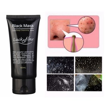 Black Mask Blackhead Removal Masks Peel-off Smooth Skin Purifying Deep Cleansing 60ml