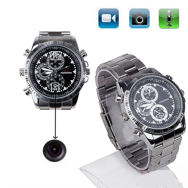 16gb 1280x960 hd mini waterproof wrist watch digital camera video recorder cam mini dvr dv with ing