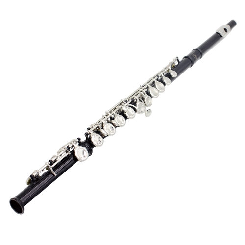 Western Concert Flute Cupronickel Plated Silver 16 Holes C Key Woodwind Instrument