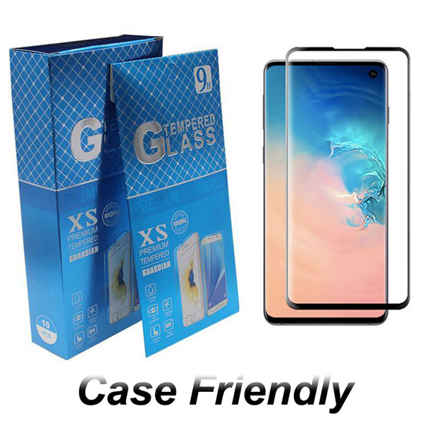 Case Friendly Tempered Glass 3D Curved No Pop up Screen Protector for Samsung Galaxy Note9 8 S7 edge S8 S9 S10plus S20 Plus S10 E note 10