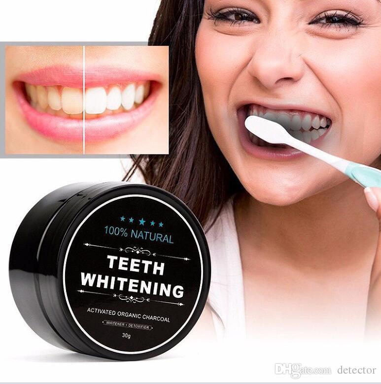 Natural Teeth Whitening Powder Activated Organic Charcoal Stain Remover Tooth cleaning