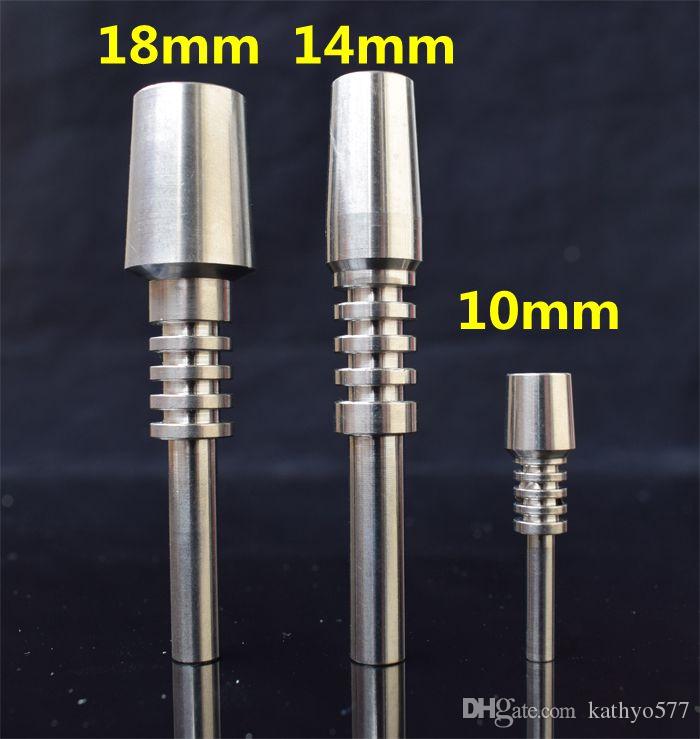 Titanium Tip Titanium Nail 10mm 14mm 18mm Inverted Nail Grade 2 Ti nail For Glass bong Glass Nectar Collector