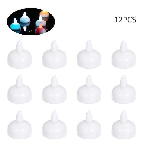 12 Pack Floating LED Candle Light