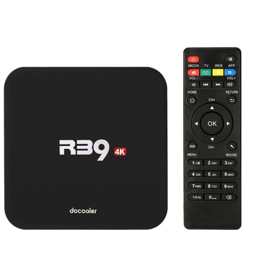 docooler R39 Android TV Box 2 GB / 16 GB 4 K 60 fps Compatible