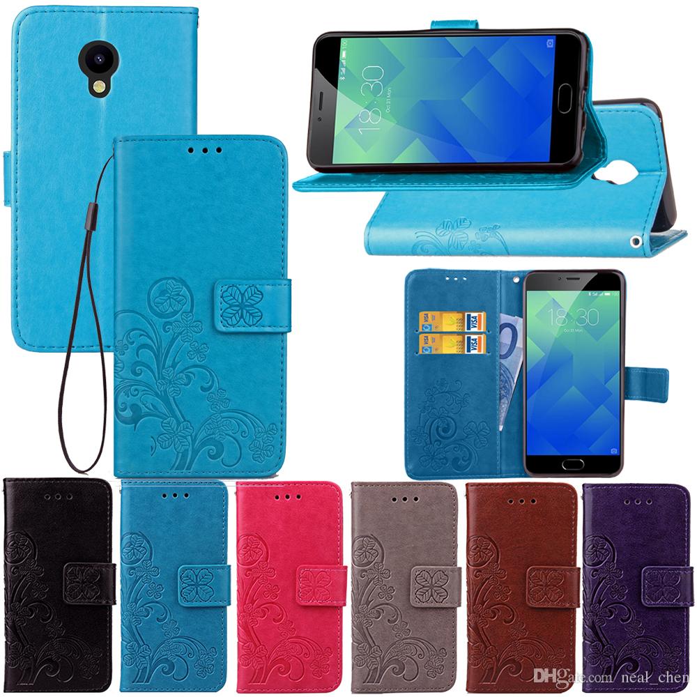 PU Leather Flip Fold Wallet Case with [ID&Credit Card Slot] for Meizu Meilan 3 3s Note 3 5 6 5S