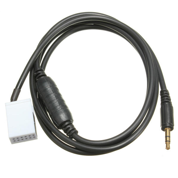 12 pins Jack Car Aux Audio Cable Adapter 1.4m for BMW E85 E83 E60 E63 E90