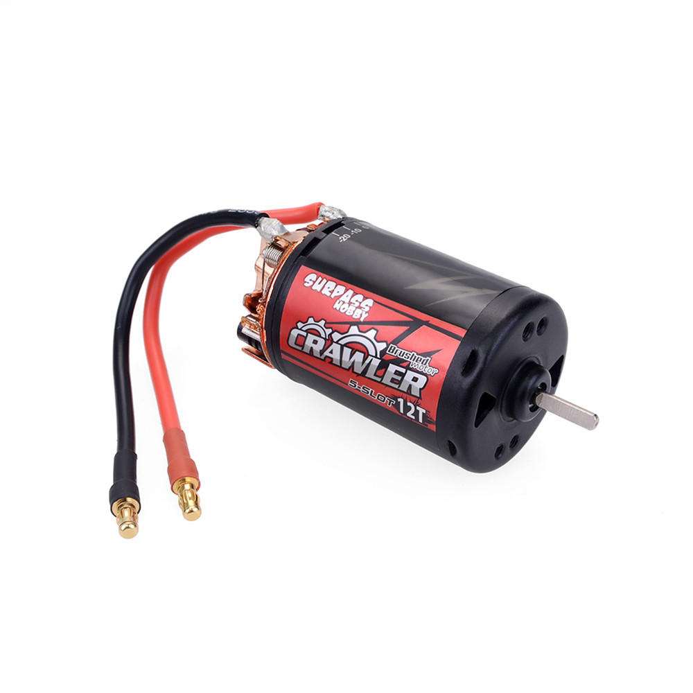 Surpass Hobby 550 Brushed Motor 5 Slots 10T/12T for 1/10 RC Car Crawler Vehicles Parts