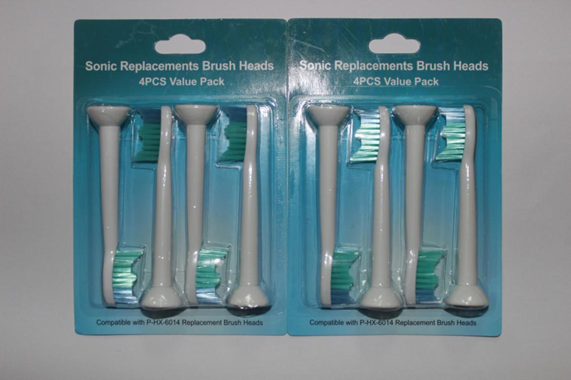 In Stock Electric toothbrush heads Compatible HX6014/HX6013/HX6011 Brush Heads for Philips Sonicare Replacement heads 4000pcs/lot by DHL