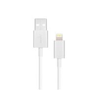 Moshi USB Cable with Lightning Connector, weiß, 1m  Zertifiziertes Lightning zu USB Kabel, das 100% kompatibel mit iPhone 5, iPod touch (5te Generation.), iPod nano (7te Generation.), iPad (4te Generation.) und iPad mini ist. In einem Aluminiumgehäuse