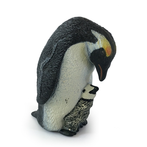 Polar Life Toys Penguin Model with Baby Animal Action Figure Toy for Pretend Play and Themed Party