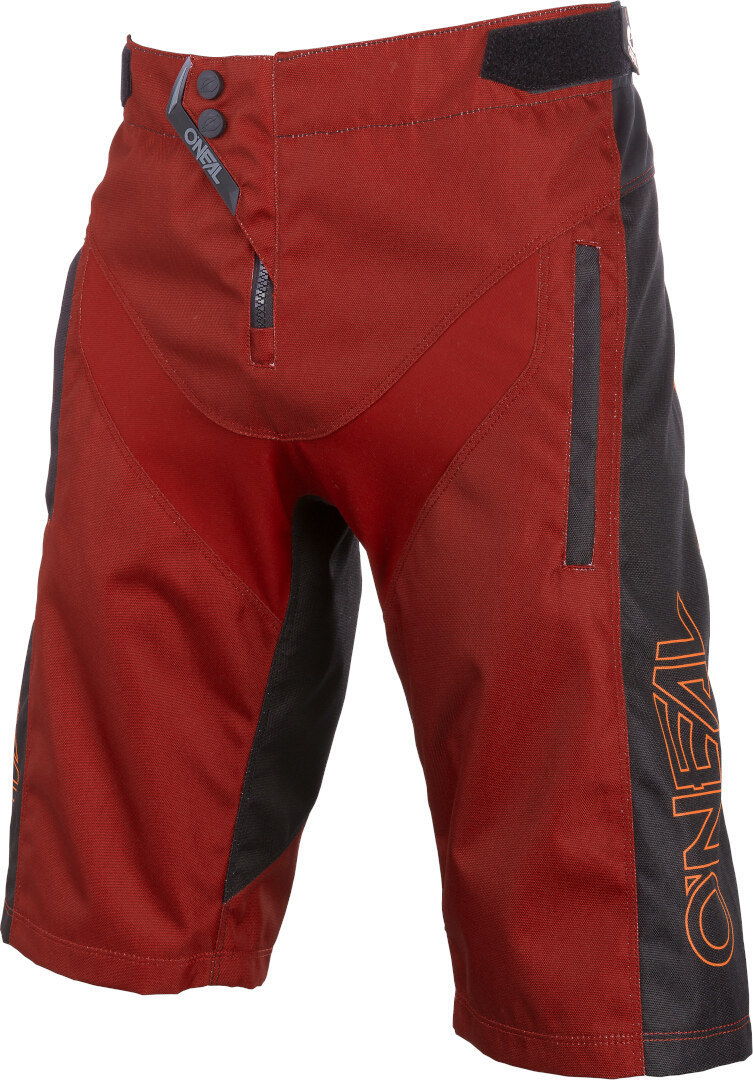 Oneal Element Hybrid FR Bicycle Shorts, red-orange, Size 34, red-orange, Size 34