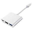 OTG / HDMI / DP USB Cable Adapter 1080P / OTG Adapter For Macbook 20 cm For Plastic  Metal / ABSPC